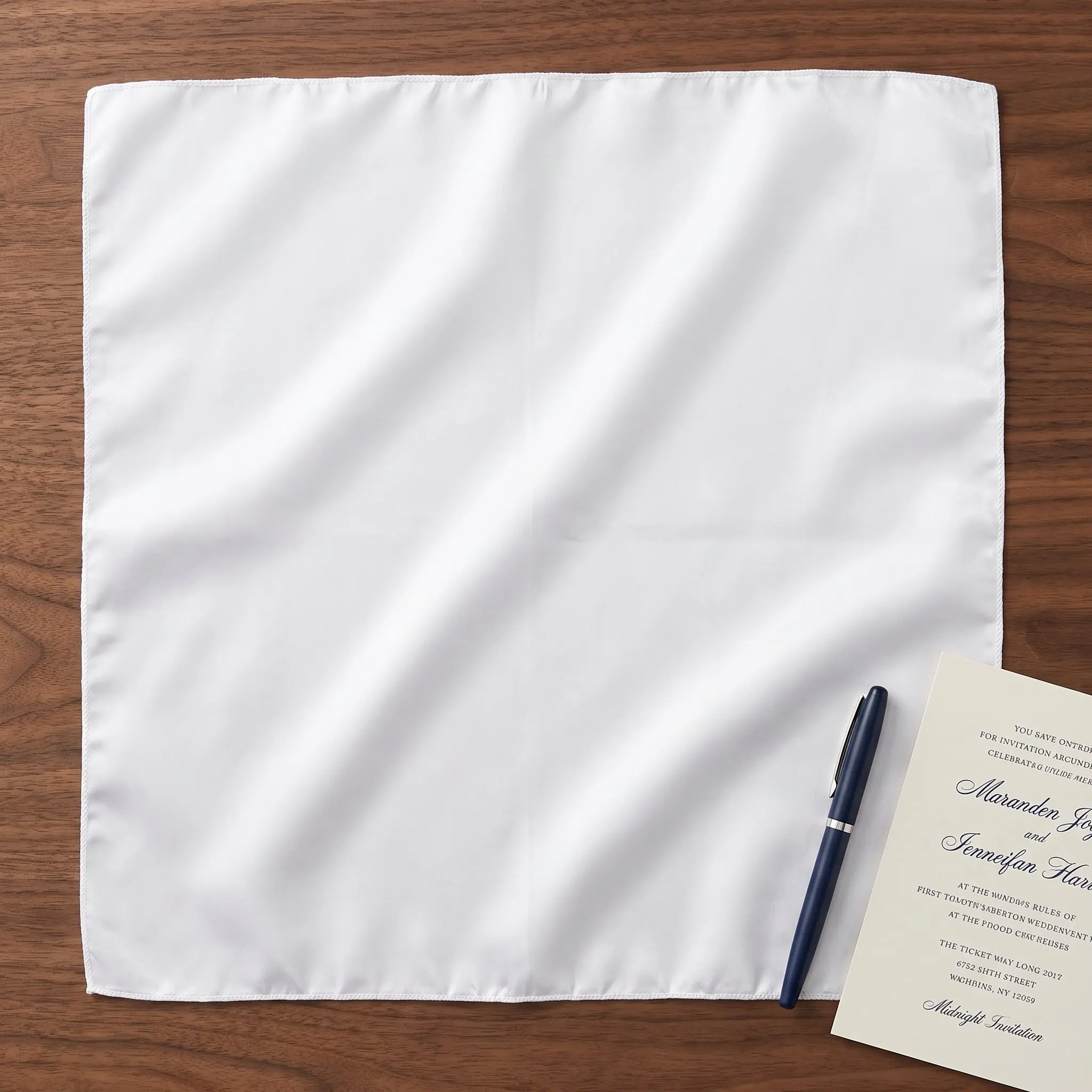 20Pcs White Cloth Napkins Satin Fabric Reusable Washable Dinner Napkins Wrinkle Resistant Wedding Banquet Party Table Decor