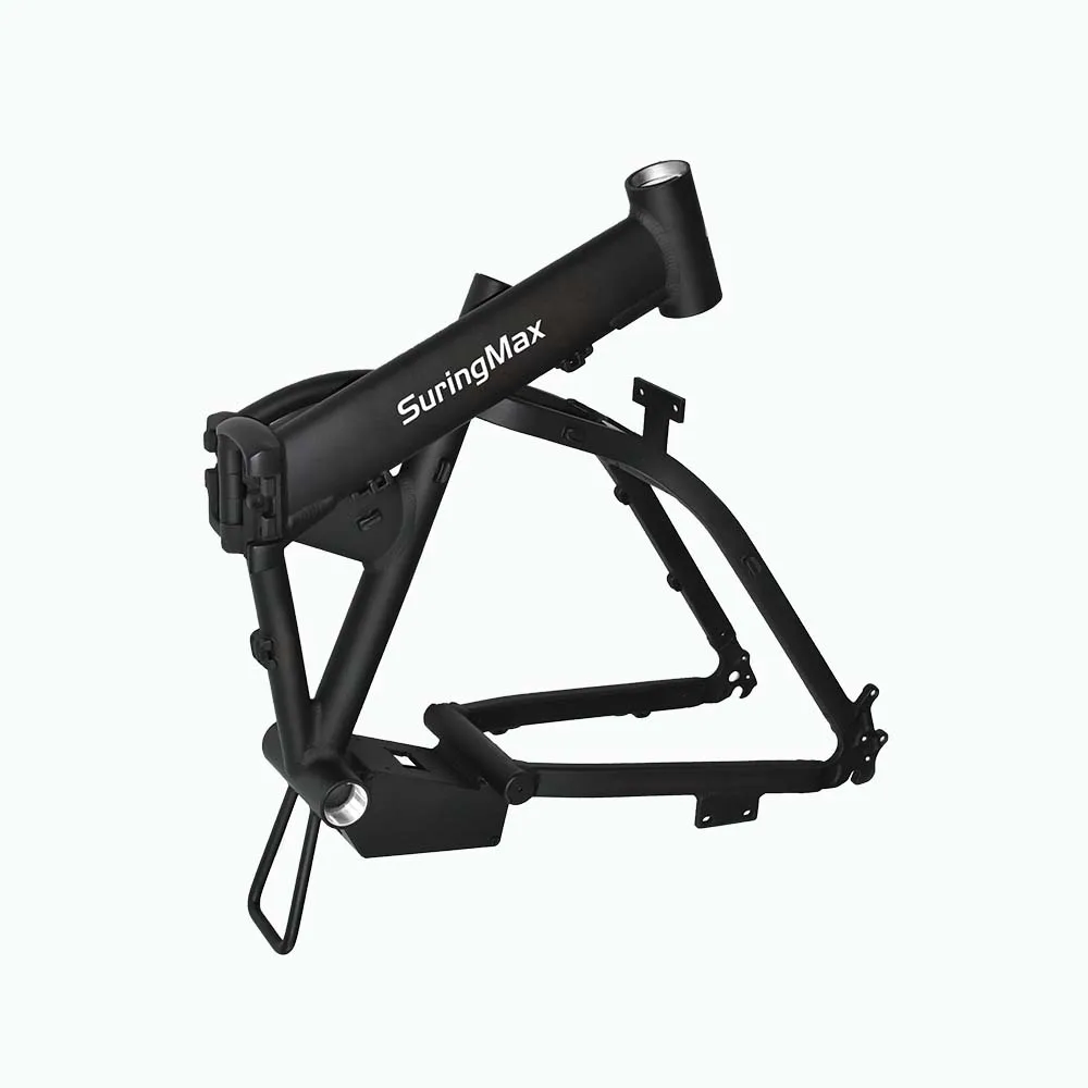 High Step Aluminum Alloy Snow Fat Bike Electric Bicycle Frame 20 Inch Folding Ebike Frame
