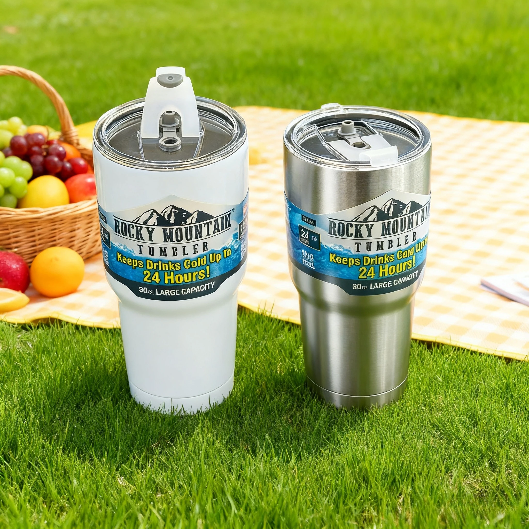 موضة جديدة زجاجة حرارية 30 أوقية كوب سيارة الترمس الفولاذ المقاوم للصدأ القهوة البيرة أكواب عصير ترمس المياه للرجال زجاجة ماء رياضية