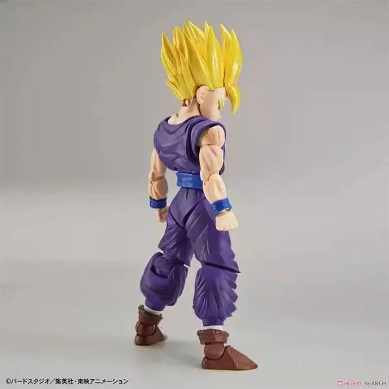 バンダイ-本物のドラゴンボールキット,スーパーサイヤ人2の息子悟飯のコレクタブルモデル,アニメのおもちゃ,フィギュアの上昇基準,在庫あり