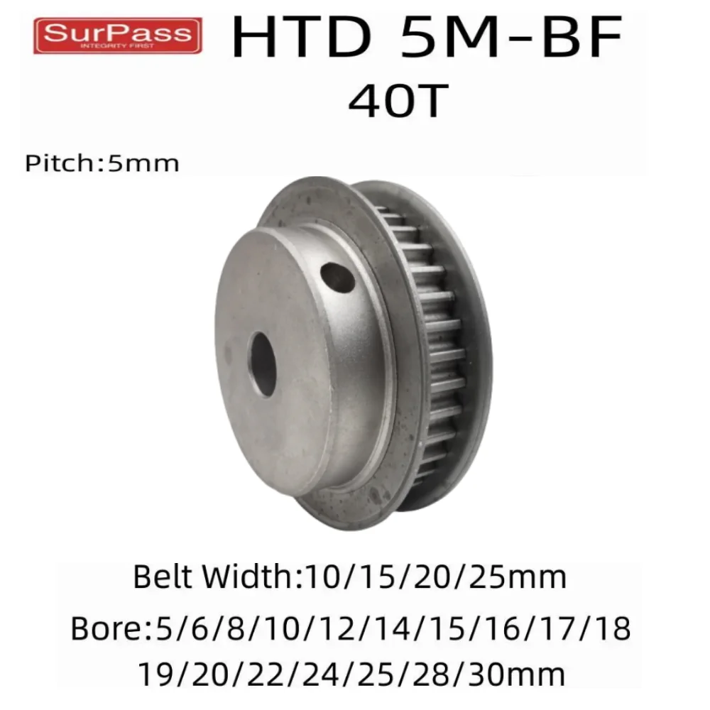 

Тип BF, 40 зубьев, HTD, 5 м, диаметр шкива ГРМ 5/6/8/10/12/14/15/16/18/20...30 мм для ремня шириной 10/15/20/25 мм, используемого в линейном шкиве 5GT