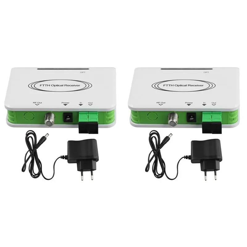 

【ДЕНЬ БЛАГОДАРЕНЬГО ПОКУПЧЕНИЯ】2X CATV-система ONU FTTH, оптический WDM-приемник, оптический узел, активный тройной трансивер SC/APC(A), вилка стандарта ЕС