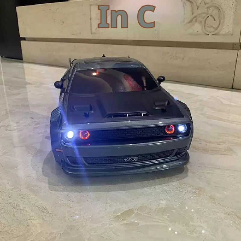 

HNR H9802 RC Cars 1/10 Scale Dodge SRT 4WD Brushless Electric High Speed RC Car Model Racing Drift Car Great Gift for Children
