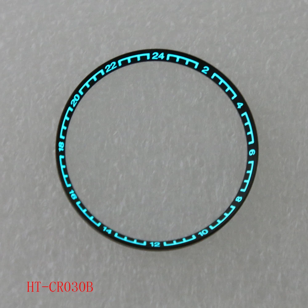 24 ساعة GMT 316L الفولاذ المقاوم للصدأ سوبر BGW9 الأزرق مضيئة SKX007 ساعة الفصل الدائري