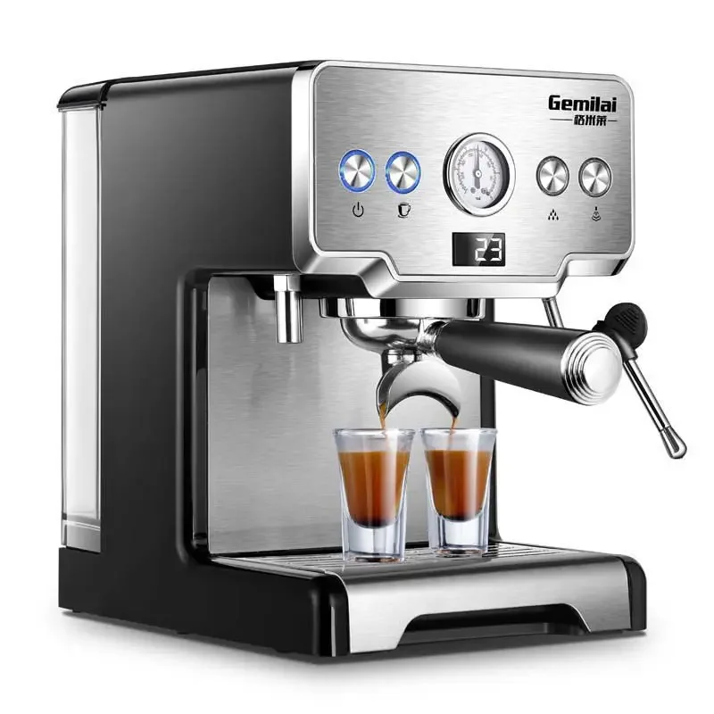 YUNYI New imported American coffee button type manual automatic two-speed coffee machine