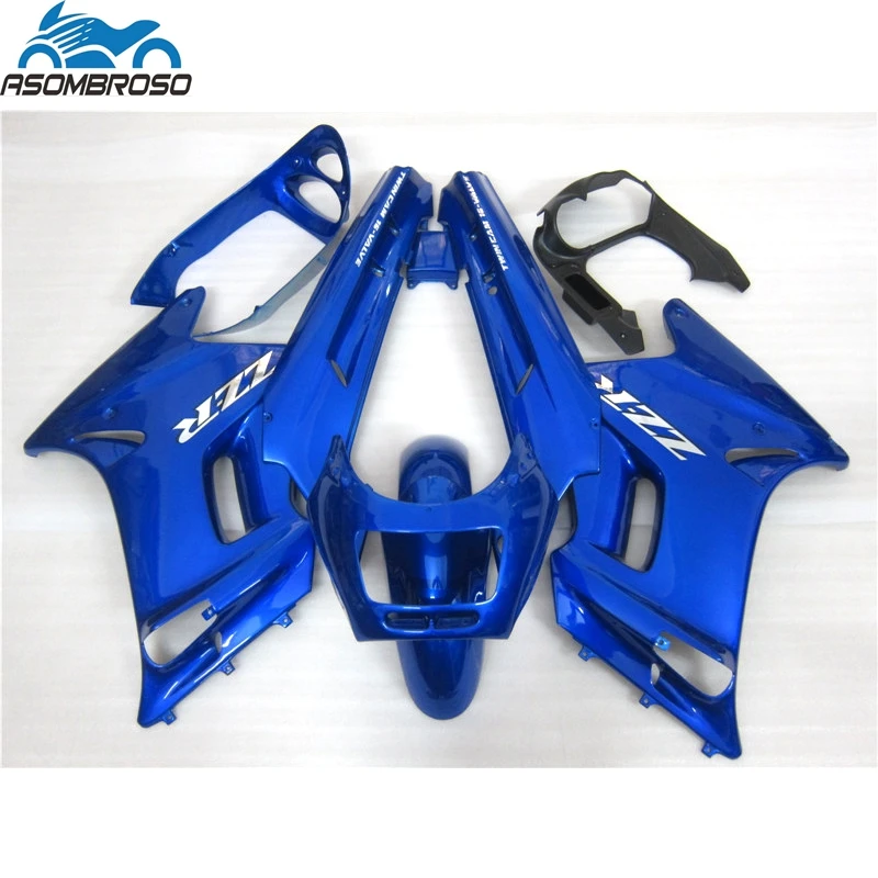 

ABS Plastic Motorcycle for Kawasaki Ninja ZZR 250 fairing kit 1997-2007 blue black set zzr250 97 98 99 00 04 05 06 07 HJ30