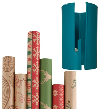 Découpeur de rouleau de papier kraft, léger, sûr, sans lame, machines portables pour anniversaire, vacances, artisanat, emballage