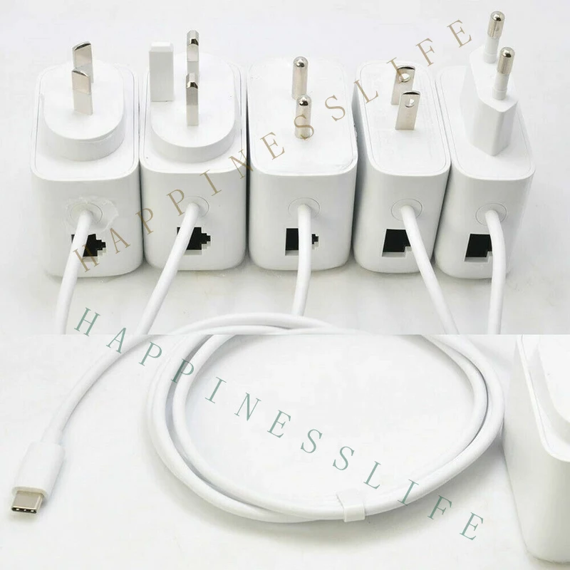 Cable Adaptador de Corriente USB-C TIPO C de 5V 1.5A 7.5W para Chromecast Google TV