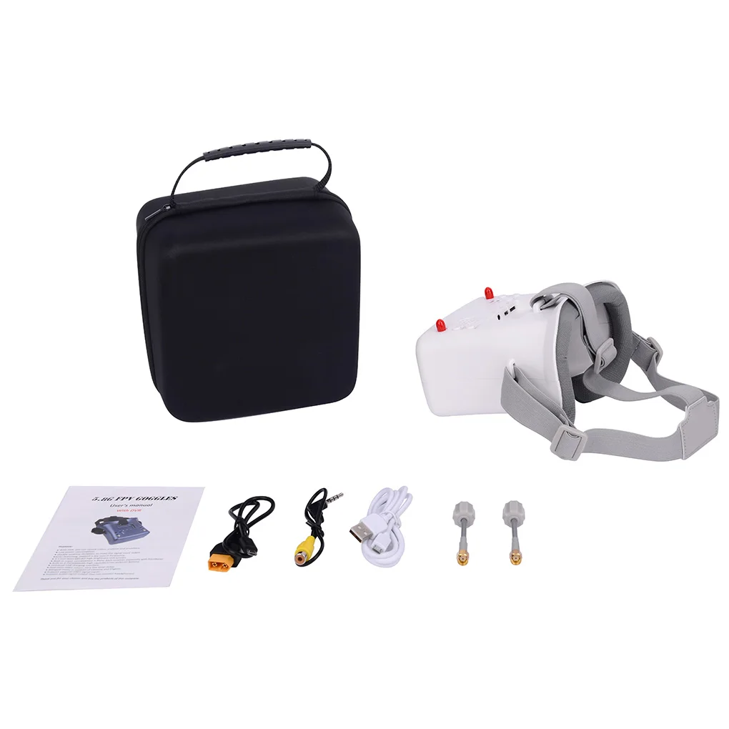 

Racing Drone Goggles Adjustable Auto Search Quadcopter Receiver Glasses
