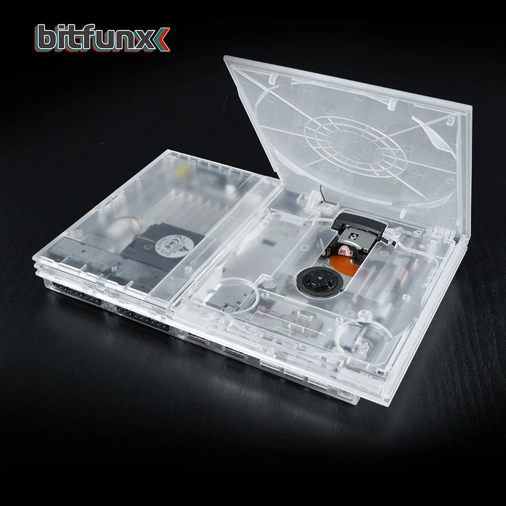 

Bitfunx Game Console Protective Housing Translucent Replacement Shell Accessories For SONY PlayStation2 Slim Console