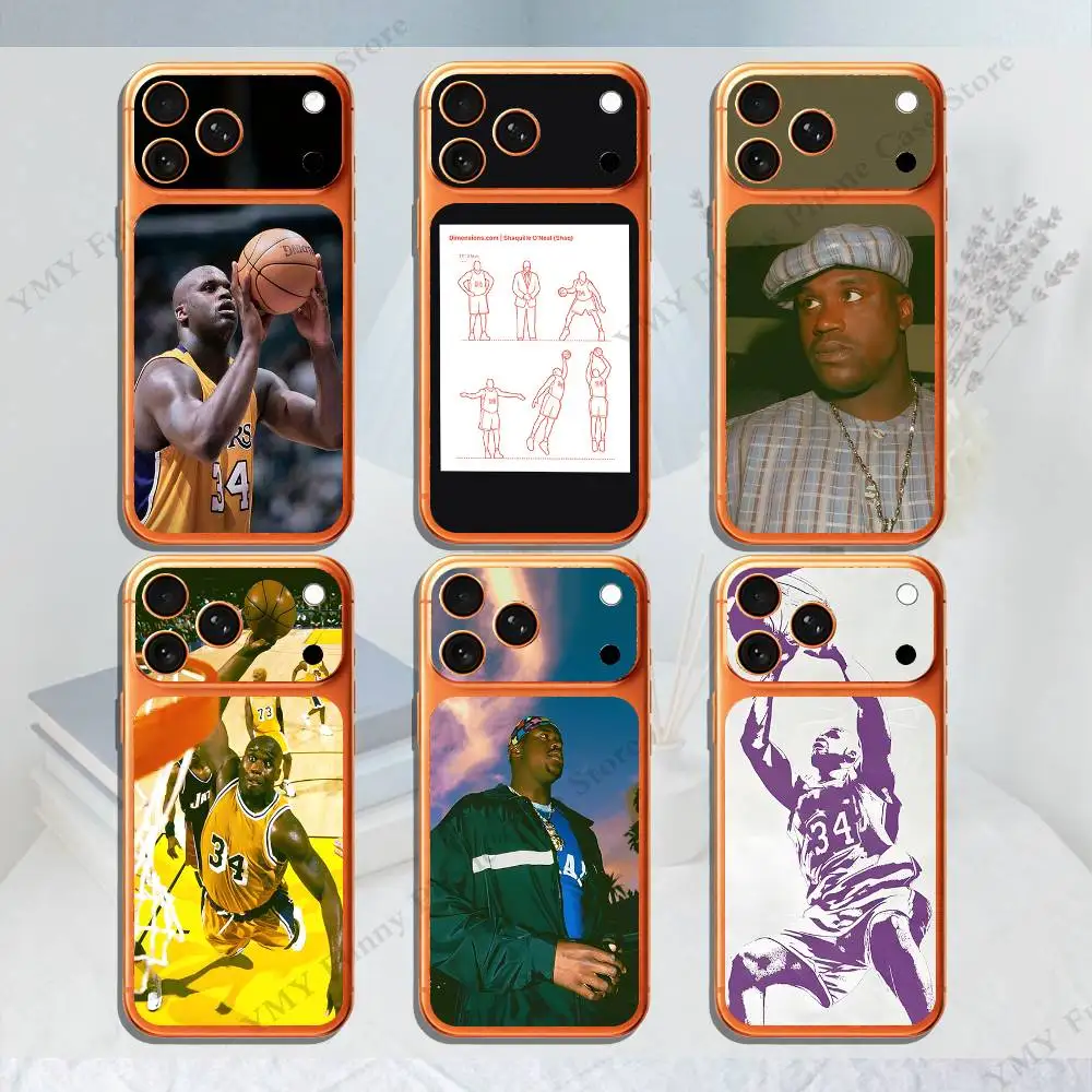 Shaq S-Shaquille O Neal For Iphone 17 Pro ProMax Back Protective Decorative Sticker Back Cover
