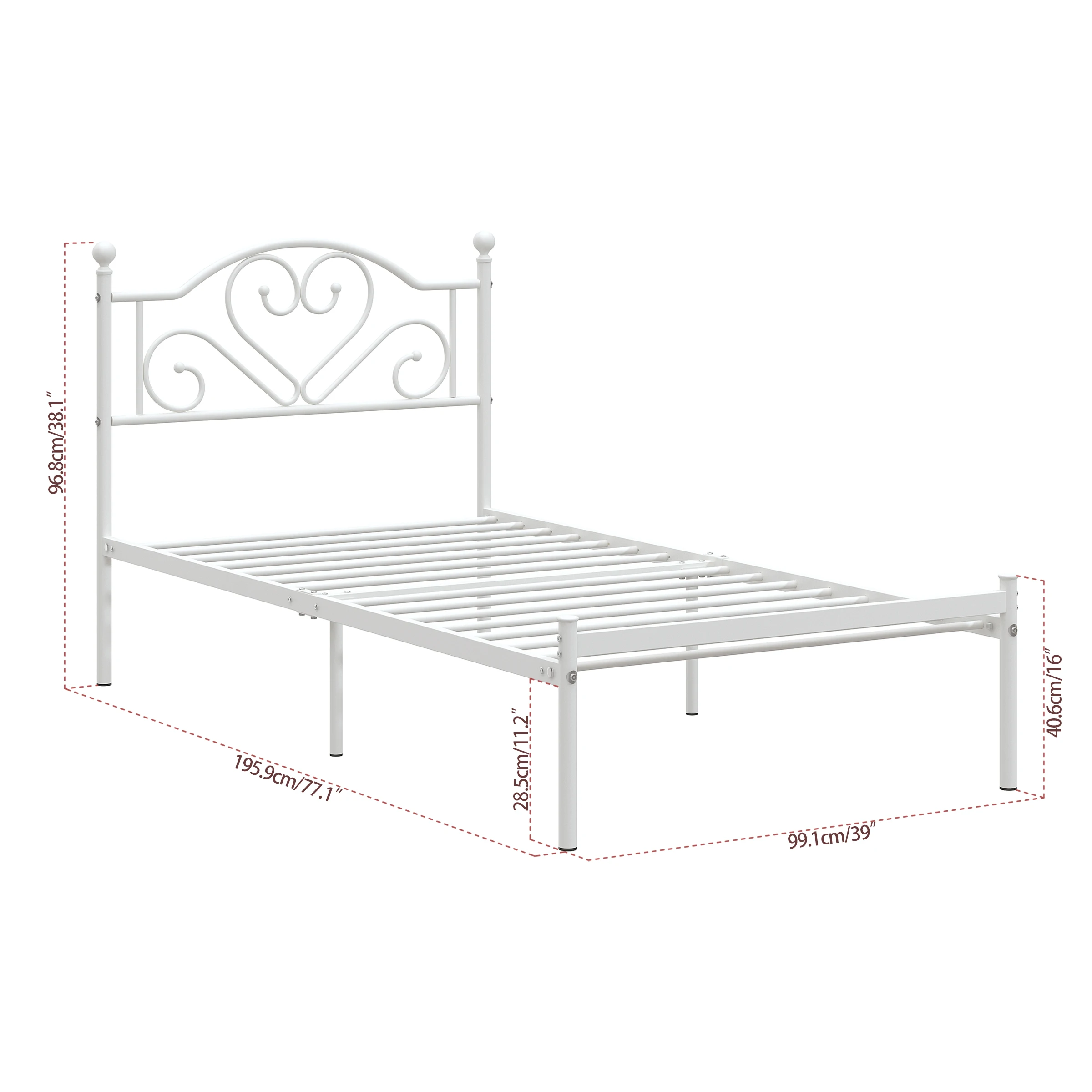 Thumbnail 4 - #22 Best Selling Metal Platform Beds