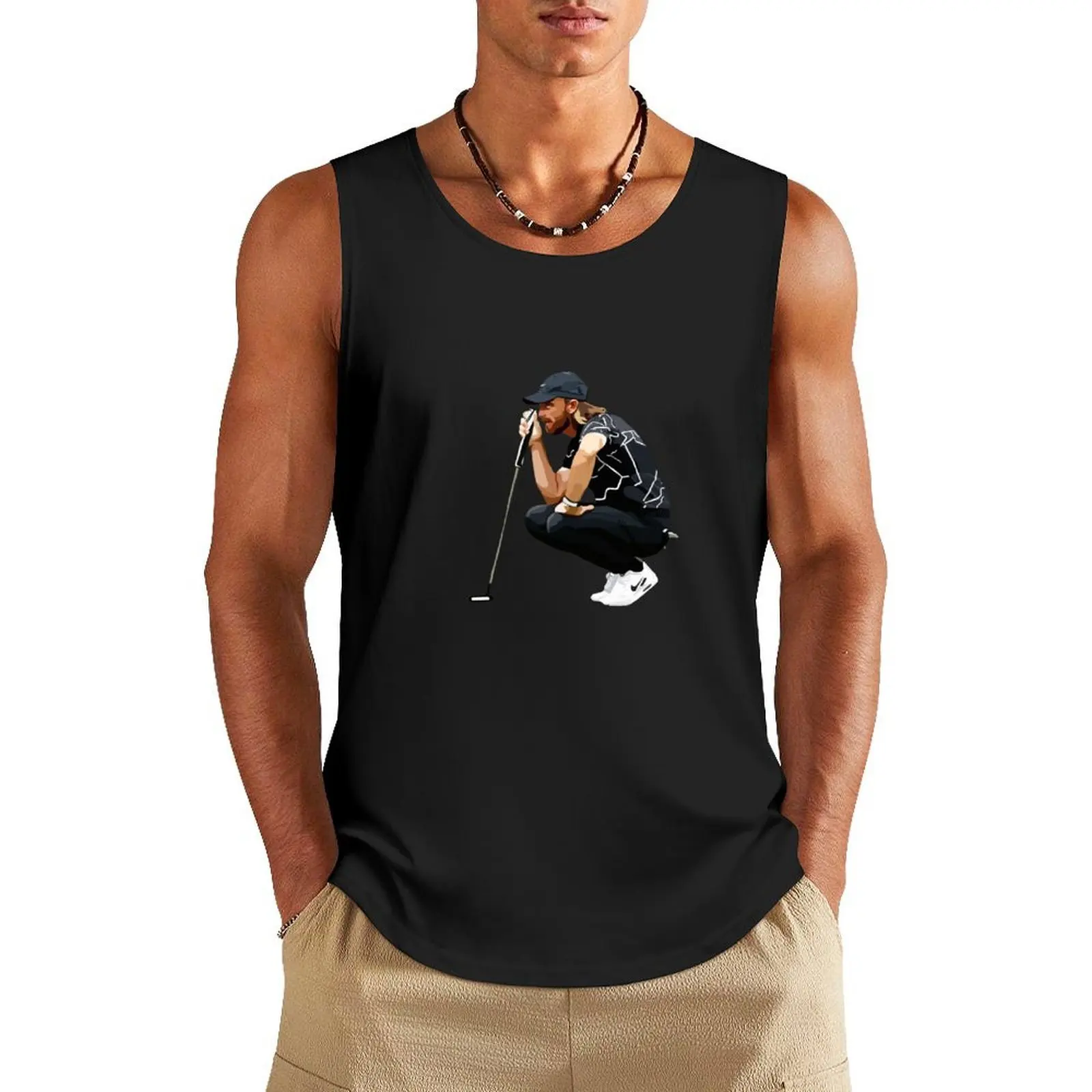 

Tommy Fleetwood Tank Top Men's sleeveless gym clothes for man cute tops