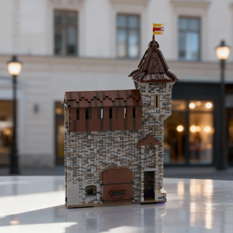 

4403pcs MOC Castle Building Hohengeroldseck Outer Model Blocks Architecture DIY Toy Christmas Gift Creative Idea Education