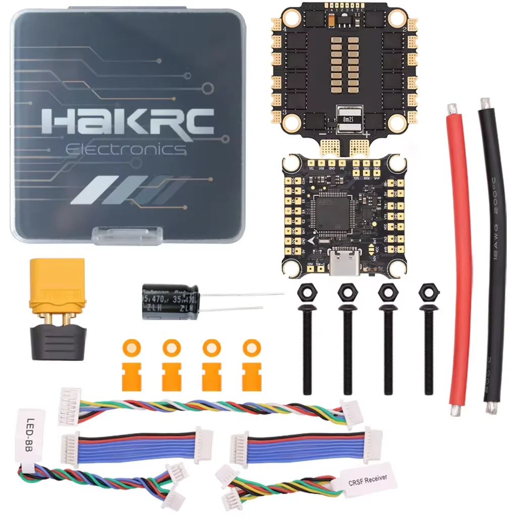 Hakrc V2 F4 F405แบบคู่พร้อม45A/50A/60A/ 4in1 DShot150 ESC แบบไร้แปรงถ่าน/300/600/1200 PWM สำหรับโดรน RC สำหรับแข่ง FPV