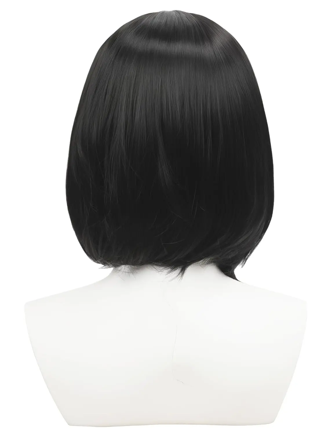 Brązowa, błyszcząca, męska, ciemna peruka w stylu czarnoksiężnika do odgrywania ról, długa, czarna, syntetyczna, odporna na ciepło, dla dorosłych, na Halloween.