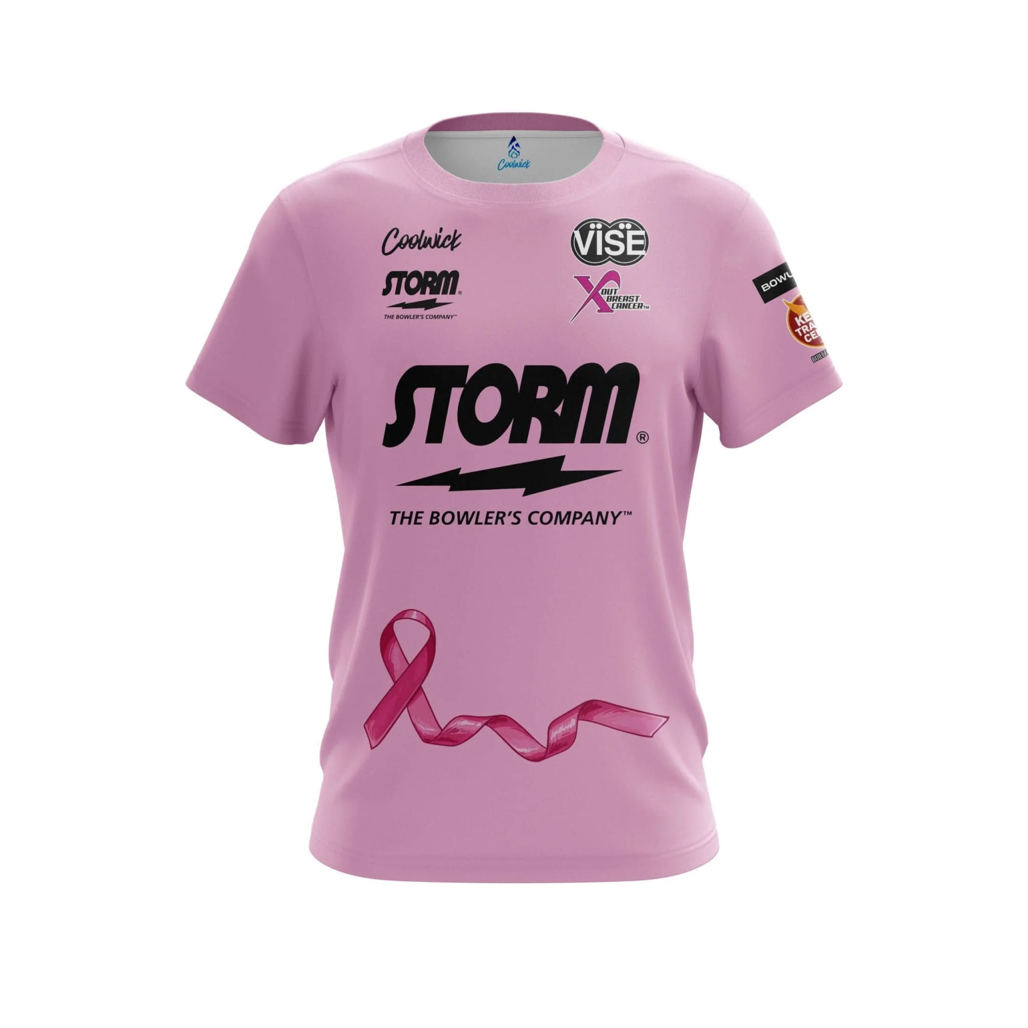 Neues Coolwick Storm Bowling-Trikot, schwarzes Lightning-Logo, kurzärmeliges T-Shirt, Performance Pro Player, Casual Sport, Familien- und Kinder-T-Shirts – Detail 5