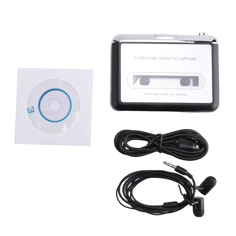 

[Techverse]-Cassette Player Cassette To MP3 Converter Capture Audio Music Player Convert Tape Cassette On Tape To PC Laptop Via