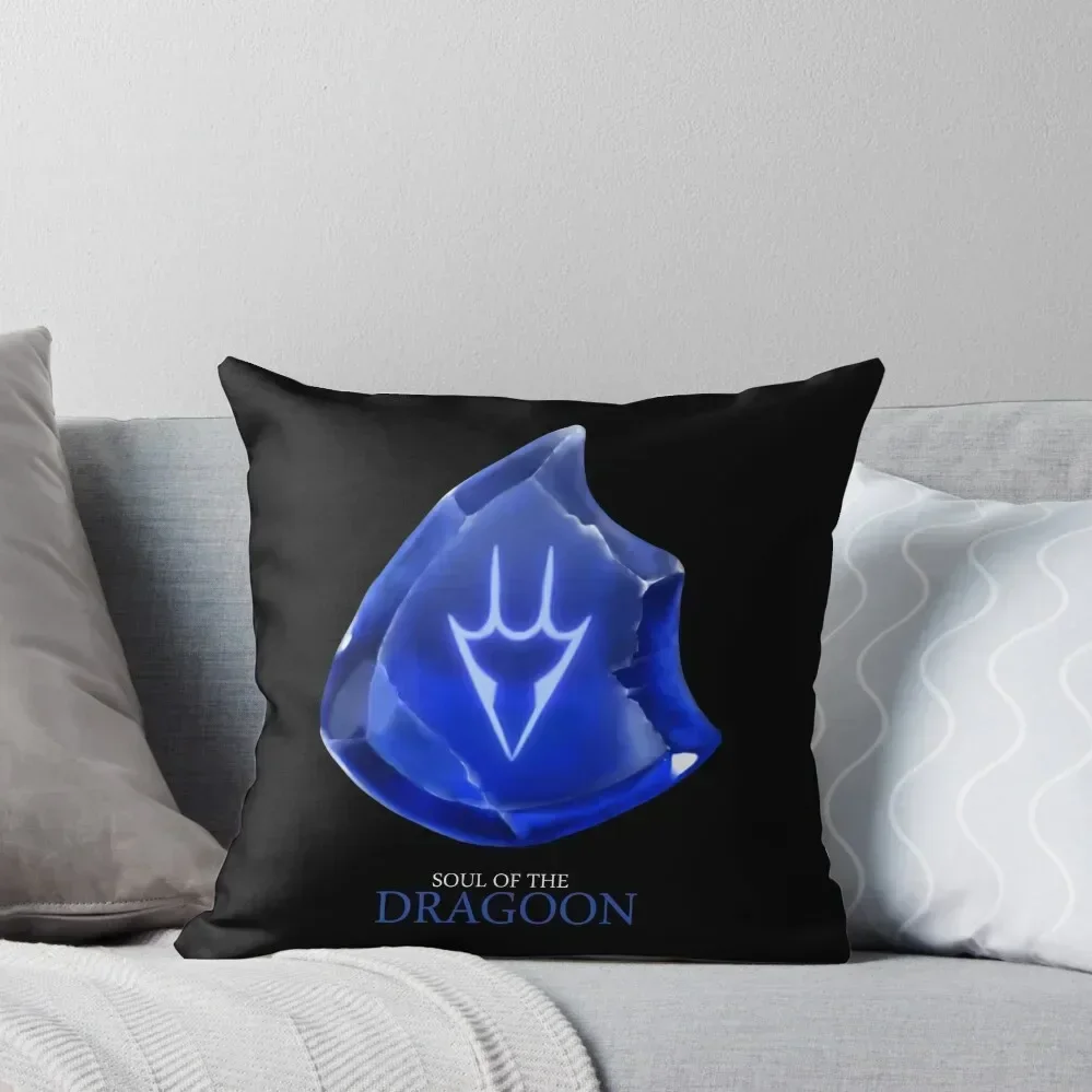 

Soul of the Dragoon -black Throw Pillow Pillowcase Cushion bed pillows luxury decor Anime pillow