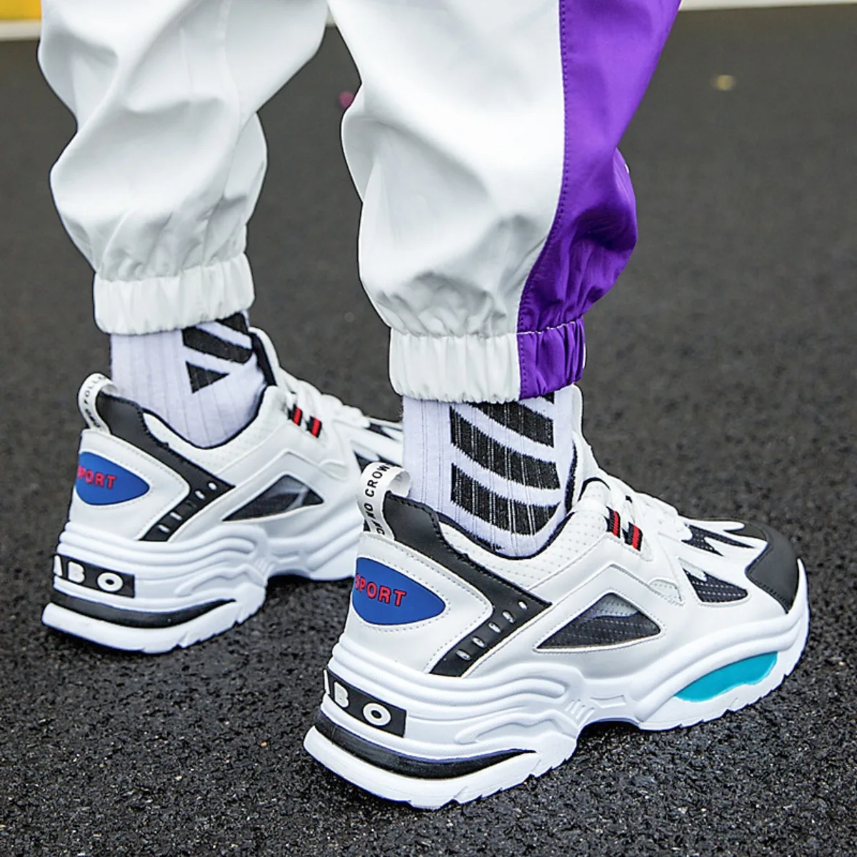 

High Quality Men's Platform Sneakers Breathable Non-Slip Lightweight Casual Running Shoes Fashion Versatile Male Footwear