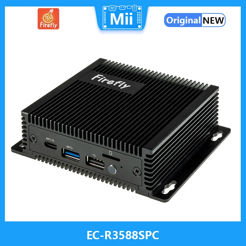 

EC-R3588SPC FD Octa-Core AI computer Rockchip RK3588S RS485, RS232 64-bit CPU 8K@60fps H.265/VP9 video Android Ubuntu