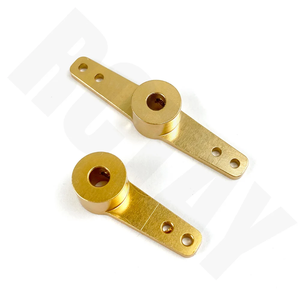 Metal Steering Arm Single/Dual Arm Rocker Arms Servo Arm Horn 3.1mm 4.1mm 5.1mm for RC Car Boat Futaba HSP HPI Himoto Axia