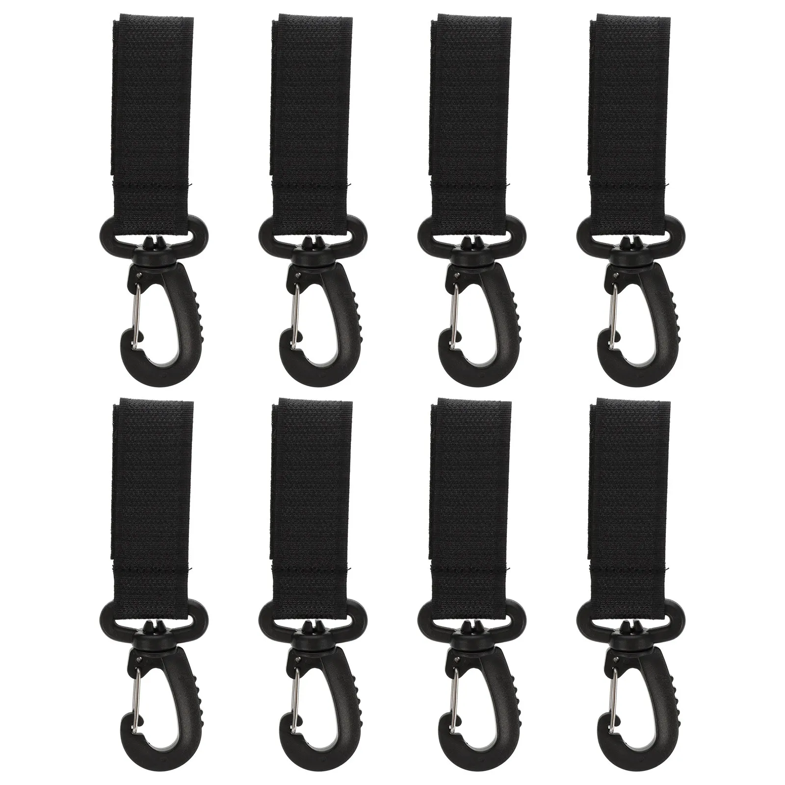 8Pcs Stroller Hook Clips Portable Lightweight Baby Pram Organizer Convenient 360 Rotation Holder Stroller Hook