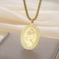 Trident Arrow Arrowhead Poseidon Pendant Necklace for Women Men Fashion Mythology Amulet Necklace Jewelry Gift for Boyfriends