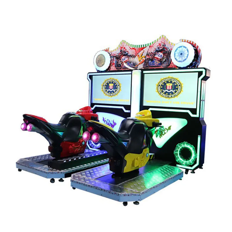 Two Player Coin Operated 32 Inch Simulator Arcade Racing Car Game Machine
