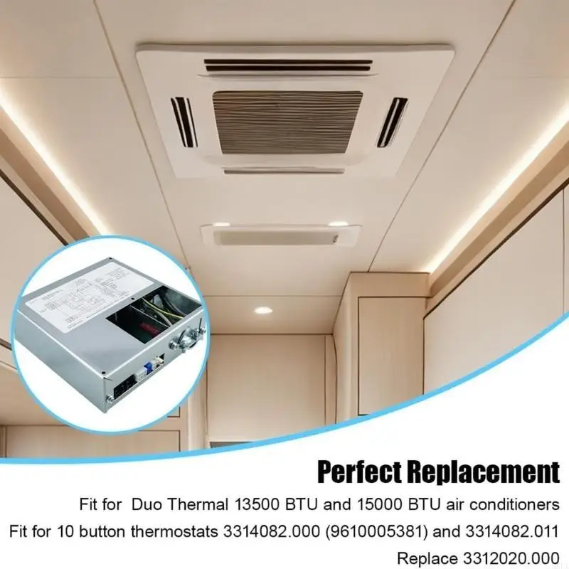 Multiple Zone Motorhome Thermostat Replacement for Precise Temperature Control Regulation