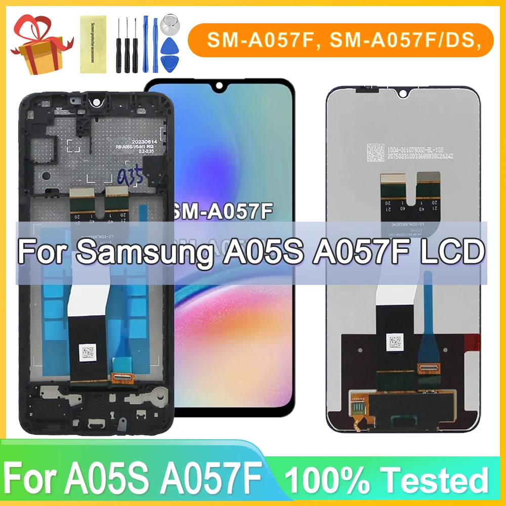 

6.7" For Samsung A05s A057 LCD A057F A057M Display Screen Digitizer Assembly For Samsung Galaxy A05s A057F/DS Replacement Parts