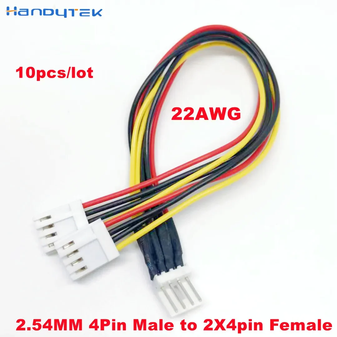 

10 шт./лот ITX FDD дискета 4-контактный штекер 2,54 мм на 2X4-контактный гнездовой двойной 4-контактный маленький 4-контактный преобразователь питания выводы кабельный шнур 20/30 см