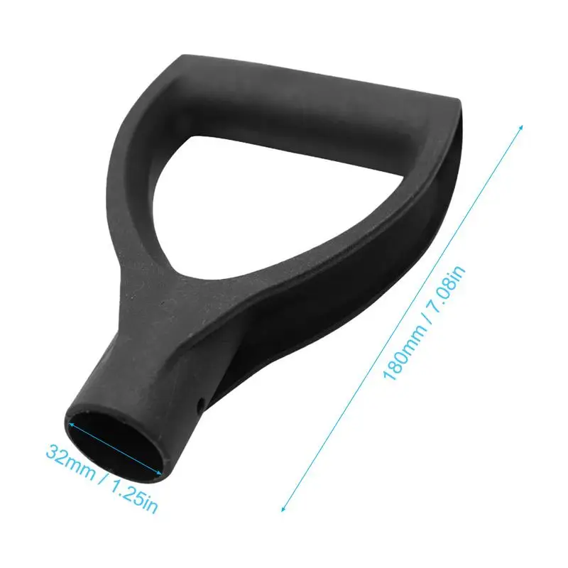 D-shaped snow shovel grip Thickened plastic D-shaped shovel handle for shovel grip digging rake tool replacement accessories image 5