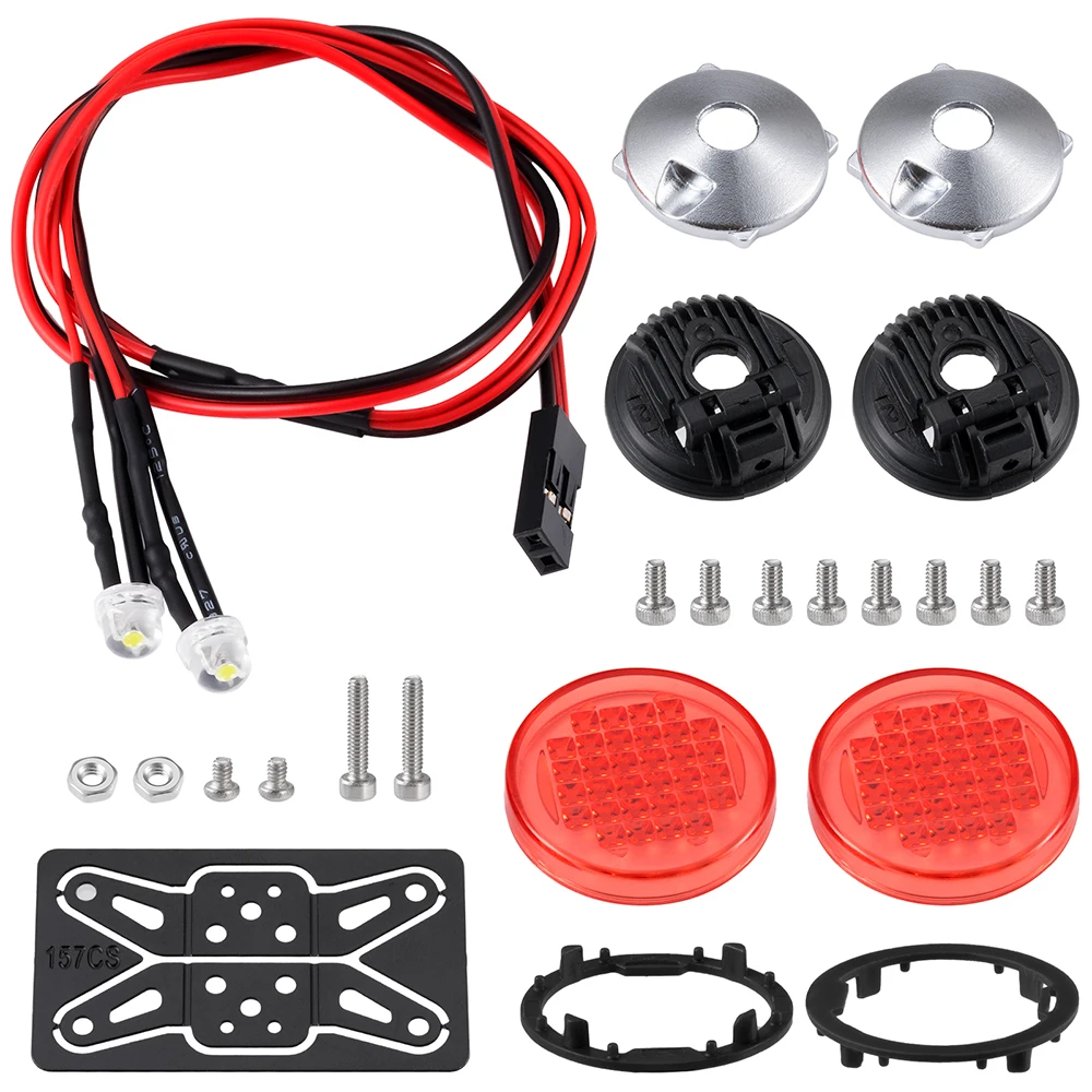 AXSPEED 1Set LED Lichter Scheinwerfer Scheinwerfer für TRX-4 TRX-6 Axial SCX10 90046 Wraith 1/10 RC Auto Dekoration Teile Zubehör – Detail 30