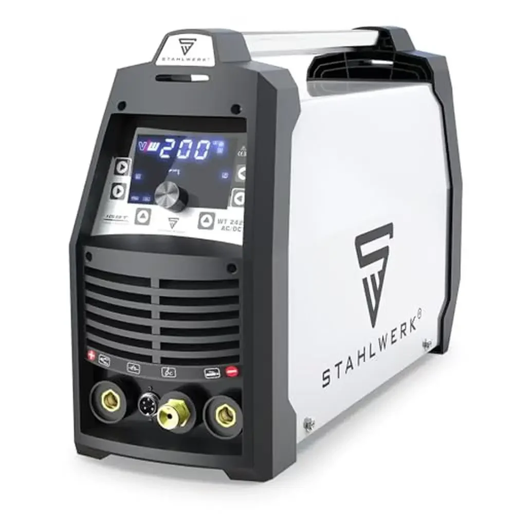 200A AC/DC Aluminum TIG Welder Pulse Dual Voltage Inverter Welding Machine Multi-functional ARC TIG Spot Welding MCU Control