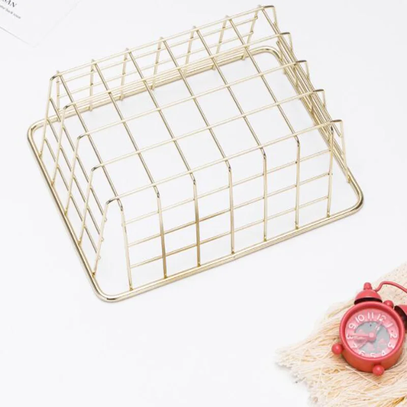 Wire Baskets, Gold 2 Pack Wire Basket, Organizing Storage Crafts Decor Kitchen (Gold )