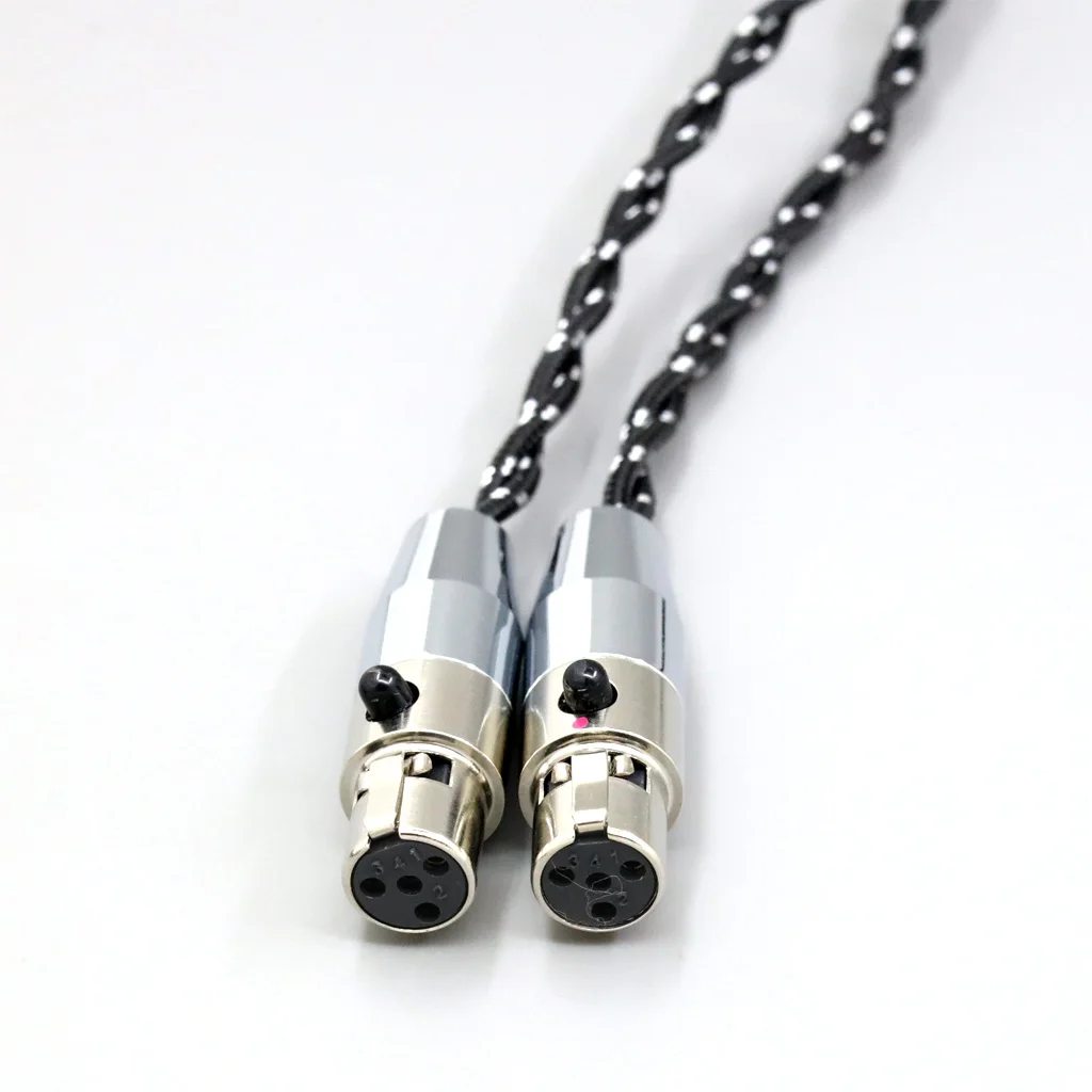 OCC Mixed OFC Twisting Nylon Earphone Cable For Aeolus Atticus Auteur Blackwood Eikon Ori Verite Vibro Headphone LN008709