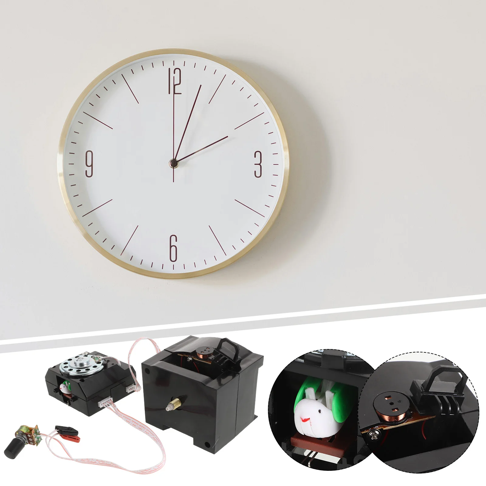 Pcs Cuckoo Wall Clock Movement Replacement Alarm Mechanism Repair Retro Quartz Clocks Home Decor Timekeeping Device Pendulum