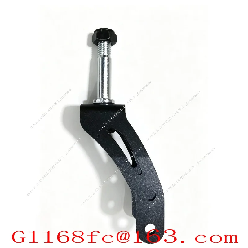 Sports wheelchair accessories 3/4/5-inch front wheel fork, black aluminum alloy arm assembly, suitable for Dongfang Kaiyang