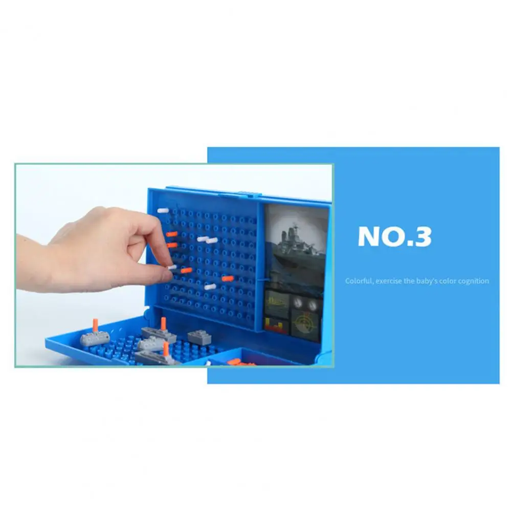 Battleship Board Game Toy Educational Parent child Naval Combat Strategy Game Toy for Toddlers Boys Birthday Gift 2 Sea