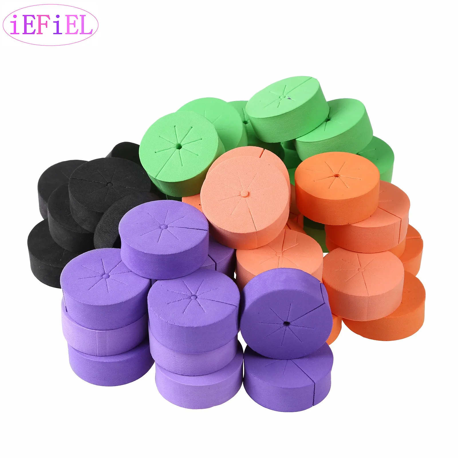 50Pcs Neoprene Foam Inserts with Cfor Hydroponics Cloning Plant Germination in Clone Machines DIY Cloner