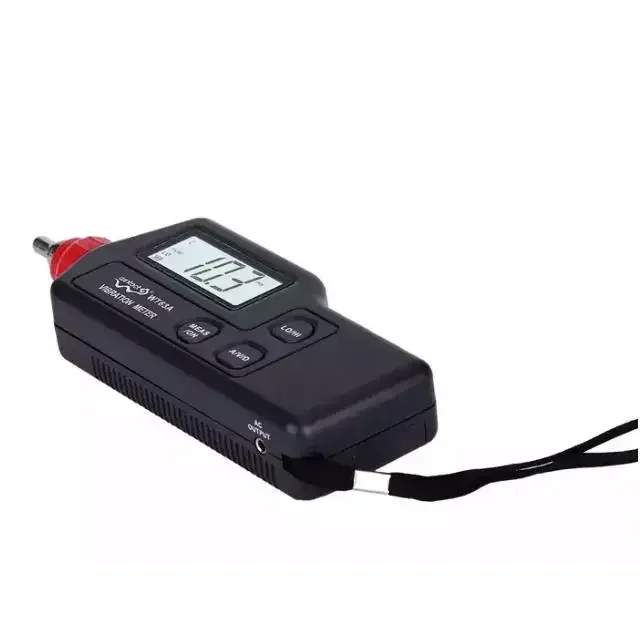 WT63A Portable Digital Vibration Meter LCD Display Direct Analysis Results 1-Year IP65 Protection 5% Accuracy for Use