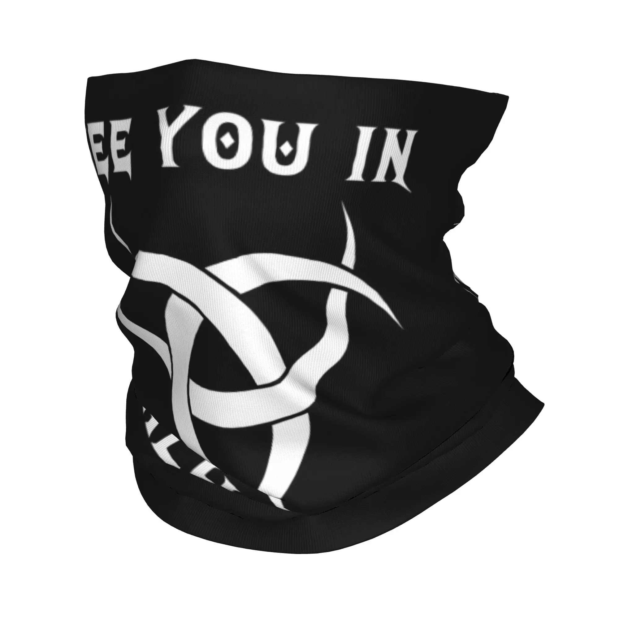 

See you in Valhalla Horns of Odin Bandana Neck Cover Printed Mask Scarf Multifunction Balaclava Hiking Fishing For Men Women