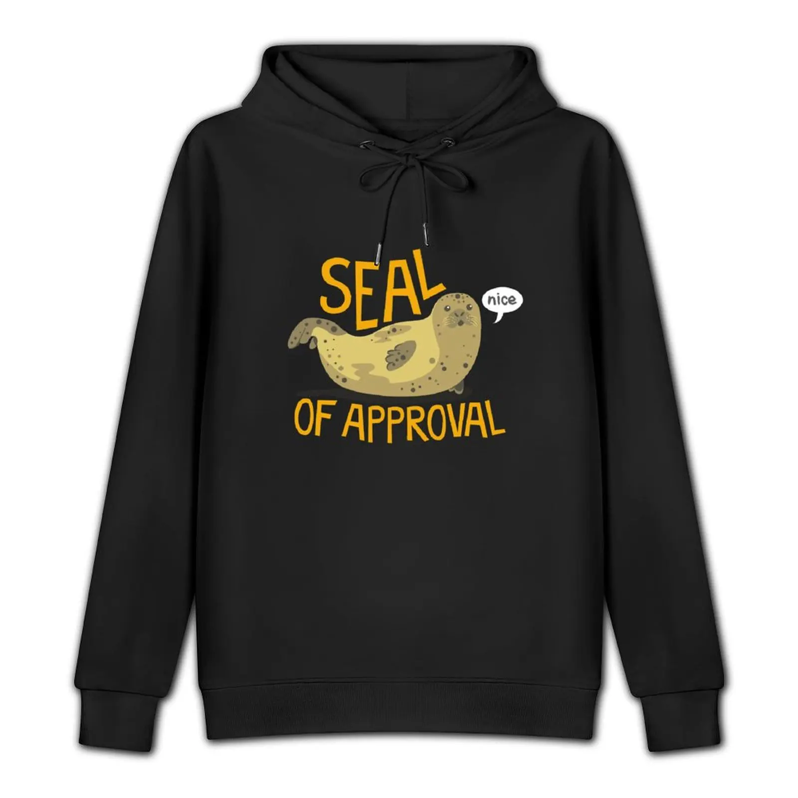 Seal of Approval Pullover Hoodie men's autumn clothes autumn jacket men men clothes tracksuits