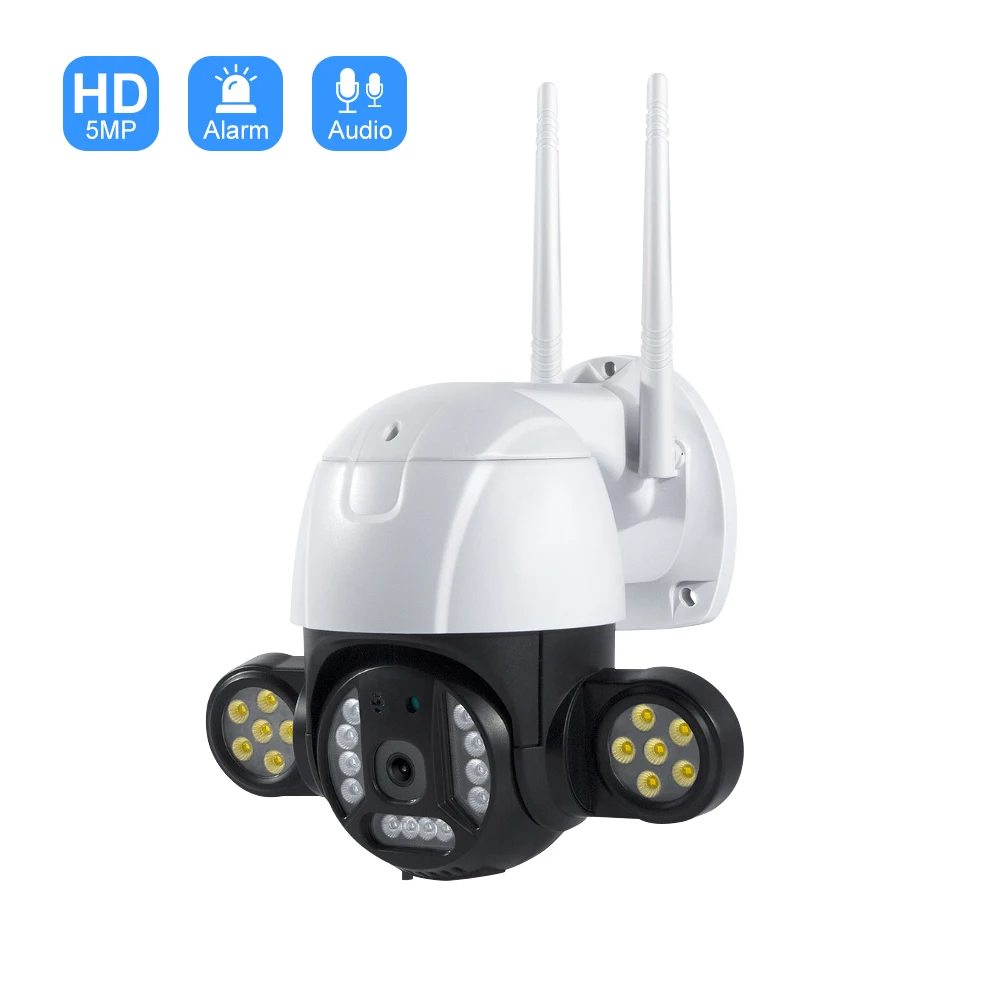 

Outdoor Wireless Wifi Zoom 5MP Resolution Ip Camera Security Cctv Network Ip Ptz Camera