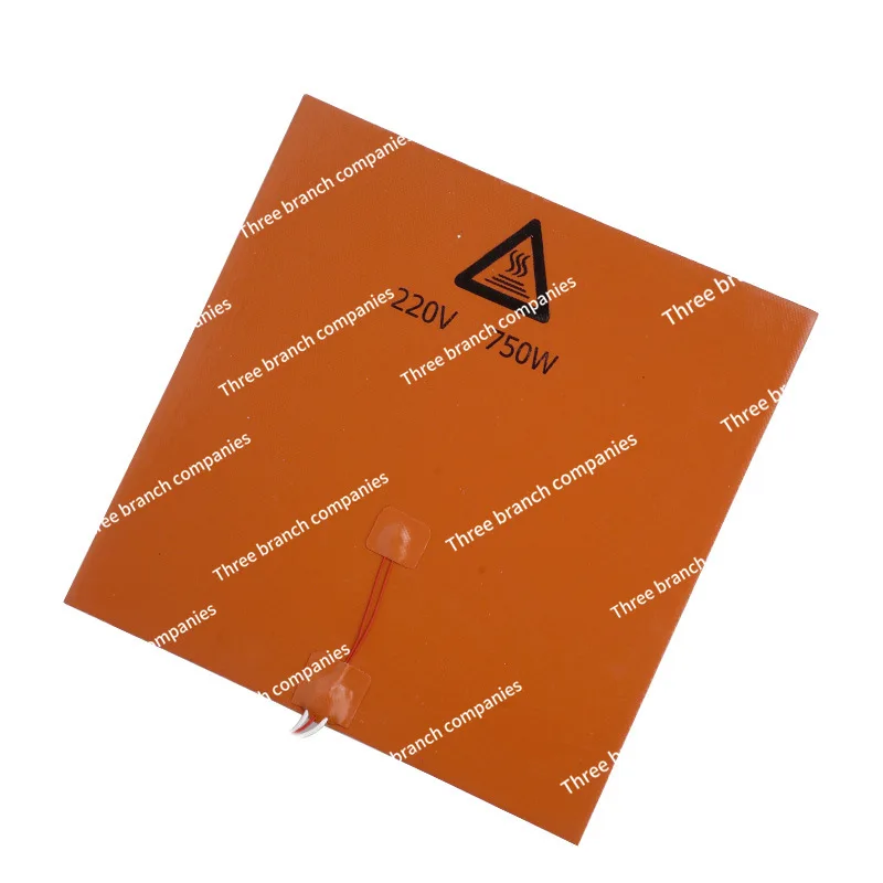 

3D printer accessories 300 * 300mm 220V 750W silicone heating pad, heating plate