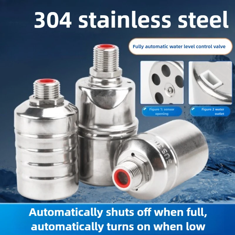 

Шаровой кран из нержавеющей стали 304, 2 шт., 1/2 3/4, 1 дюйм, автоматический контроль уровня воды, поплавки внутри, поплавок башни для резервуара для воды