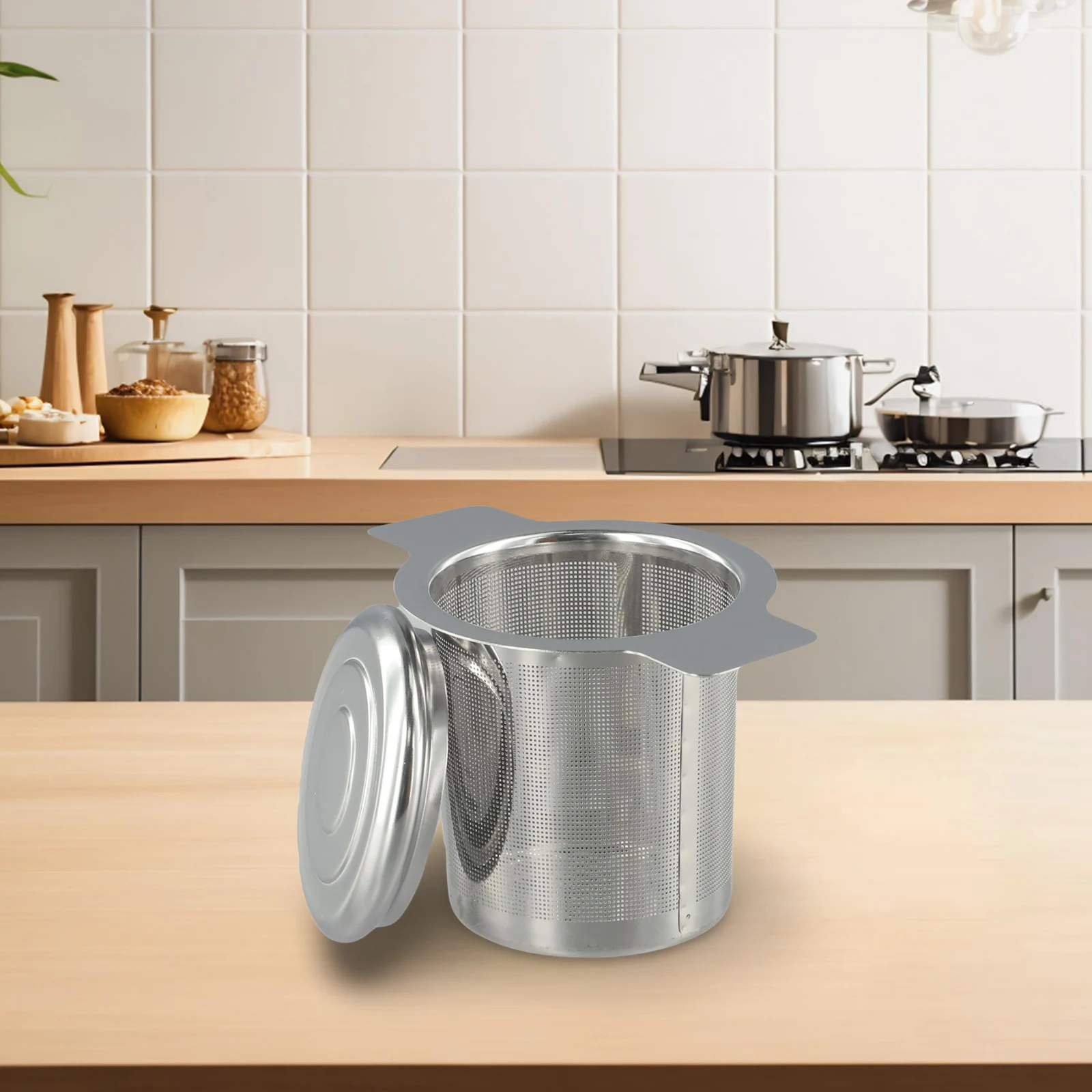 

Kitchen Tools Tea Maker Bottom Material Good Sealing Effect Making Tea Multi-purpose Residues Separately Brand New