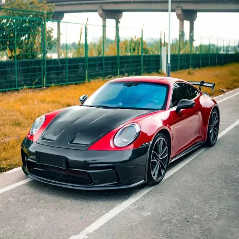 Dry Carbon Fiber Body Kit for  911 992 Upgr to GT3 Style Front Rear Bumper Side Skirts Hood Spoiler Car BodyKit