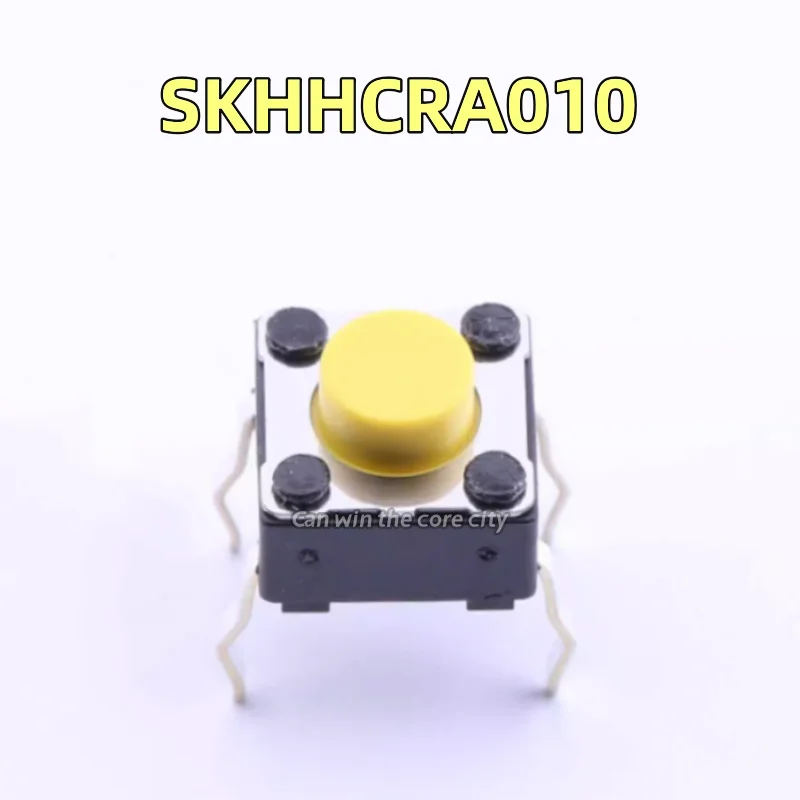 

10 pieces SKHHCRA010 Agent Japan ALPS light touch switch 665 6 * 6 * 5 straight in 4 feet yellow